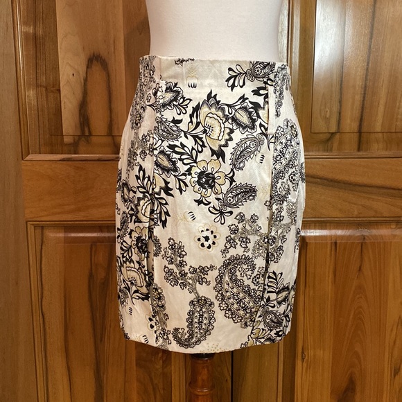 3.1 phillip lim - white/black/gold - paper bag waist puffed pleated skirt - 8 - Picture 7 of 14